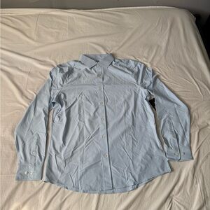 Rhône State of Mind Shirt Slim Fit Light Blue Button Down Stretch Anti-Odor